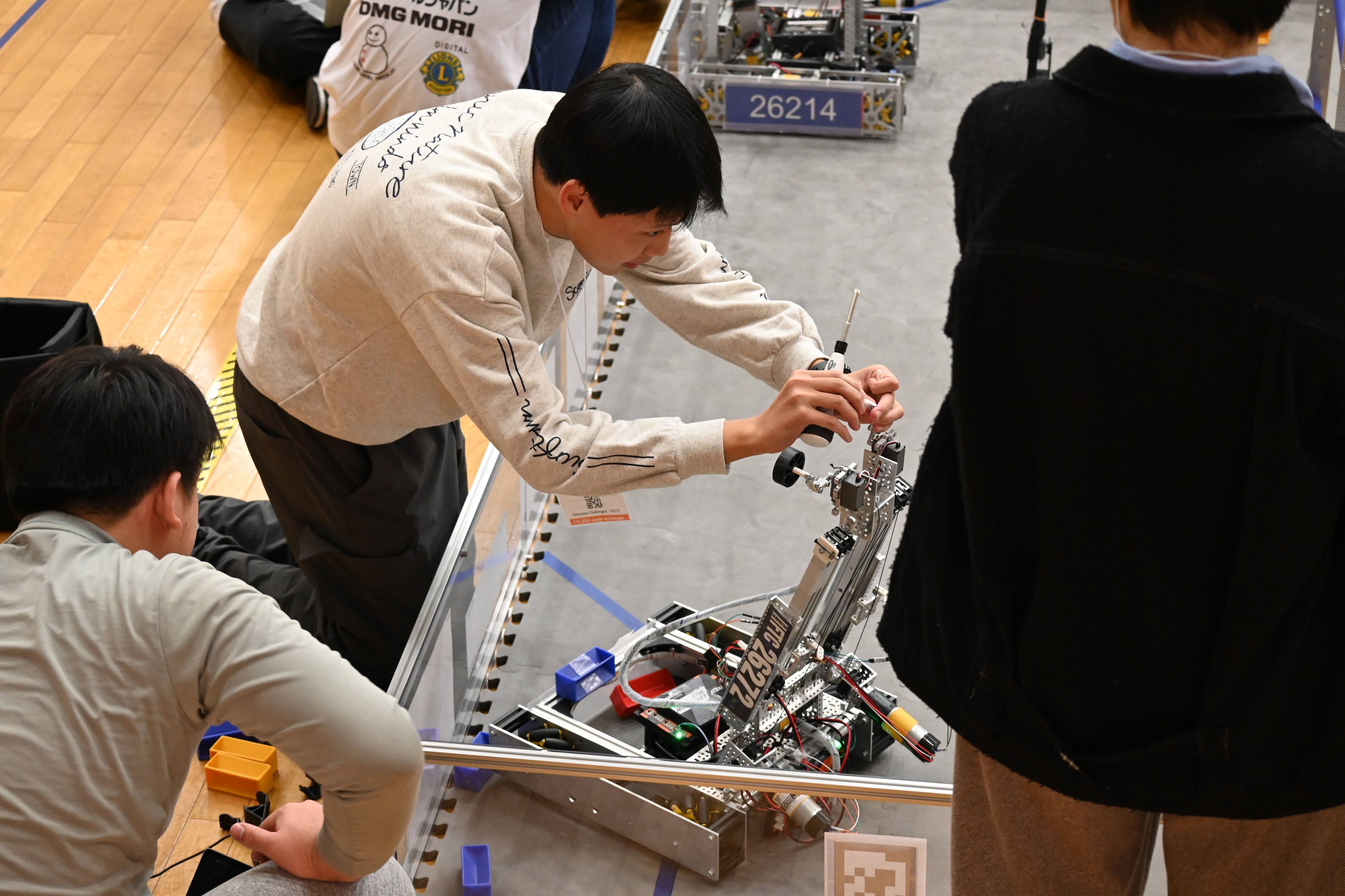 ロボット競技の様子